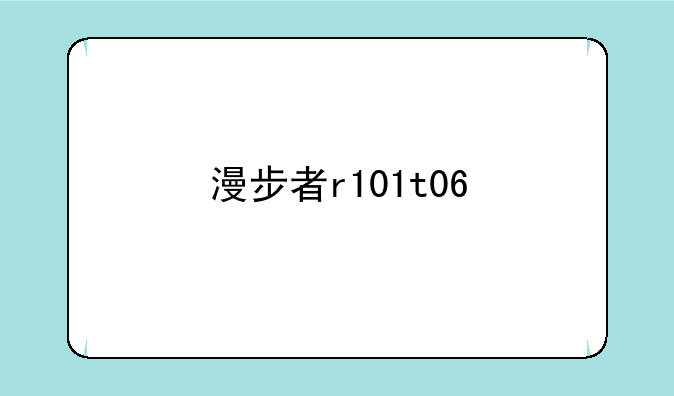 漫步者r101t06